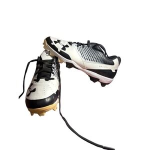 Size 9 - Under Armour C- RM Low Black White Baseball